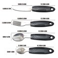 thumbnail image 3 of 1 Set Elderly Tableware Hand Proof Utensils Weighted Utensils For, 3 of 4