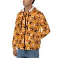 thumbnail image 3 of Honeii Skulls Print Hoodies for Men, Pullover & Full Zip, Breathable Zip up Hoodie, Sweatshirt-Small, 3 of 5