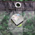 thumbnail image 2 of Tarpaulin Extra Heavy Duty Waterproof Regular Cover Tarp Ground Sheet Clear Mesh, 2 of 5