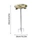 thumbnail image 3 of Metal Baths For Outdoors Garden Bath Feeders With Metal Stake Hummingbird Feeder For Outdoor Garden Yard Decor, 3 of 9