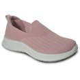 thumbnail image 1 of kozi Femme Confortable Mode Espadrille Compensée à Enfiler Mocassin Chaussure YQ3263 avec Semelle Intérieure Amovible Pink, 1 of 8