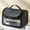 D, variant on Light Transparent Makeup Bag Hand Held Storage for Daily Necessities Portable Travel Cosmetic Organizer