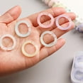 thumbnail image 5 of Yxwen 20/100 Pieces Plastic Rings Plastic Loose Leaf Rings Multi Color Plastic Book Rings Flexible for Cards Document Stack and Swatches Organization School Home Or Use，5 Color (15 mm) Blue, 5 of 9