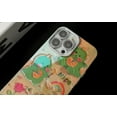 thumbnail image 3 of 3D Diamond Cute Oil Painting Cartoon Dinosaur Rainbow Flowers Phone Case Compatible with iPhone Case (One,iPhone 14), 3 of 5
