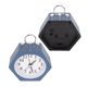thumbnail image 1 of Reloj Despertador, Caja De Metal Poligonal, Reloj Pequeño, Lindo Y Silencioso Para La Oficina Y El Hogar, 1 of 7
