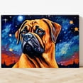 thumbnail image 4 of Bullmastiff Dog Canvas Van Gogh Starry Night Wall Art Gifts Canvas Wall Art Frame Music Artist Customized Canvas Framed Photo Art Work For The Bedroom(Gifts For Dog Lover ), 4 of 6