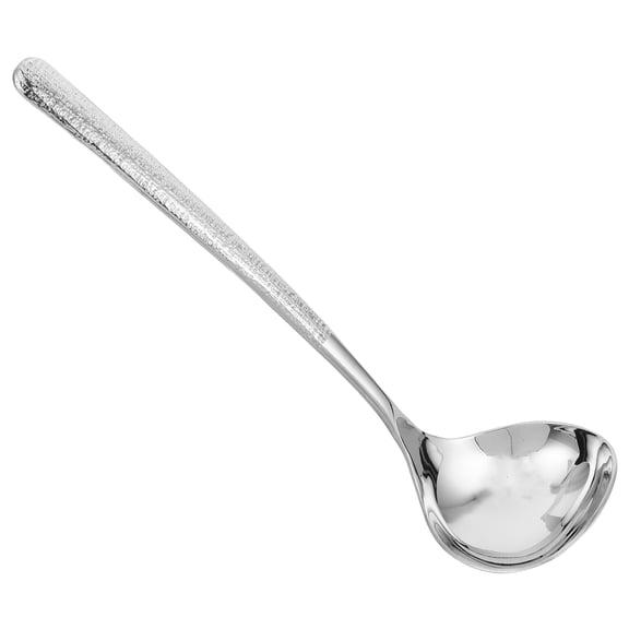 PENIKOKO Stainless Steel Hammered Gravy Ladle Sauce Spoon for Cooking, Serving Soups, Gravies in Kitchen and Restaurant Use