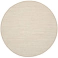 thumbnail image 2 of Safavieh Natural Fiber Collection NF143B Border Sisal Area Rug, 4' x 4' Round, Maize / Linen, 2 of 5