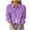 Purple, variant on Jean Jacket Women 2026 Trendy Classic Lapel Button Down Long Sleeve Slim Fit Casual Light Weight Denim Jackets Petite