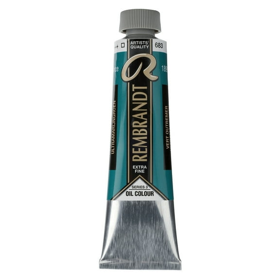 Rembrandt Artists' Oil Color, 40ml, Ultramarine Green