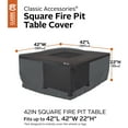 thumbnail image 4 of Classic Accessories Water-Resistant 42 Inch Square Fire Pit Table Cover, 4 of 10