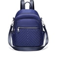 thumbnail image 1 of Mochila para mujer Bolso de hombro 2 en 1 Mochila impermeable de nailon Mochila escolar pequeña Mochila antirrobo para viajes escolares informales Senderismo Trabajo Sincero  Hogar, 1 of 5