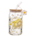 thumbnail image 3 of Mainstays Sipper en verre clair avec Decal Daisy, 3 of 7