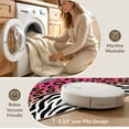 thumbnail image 5 of ODIKA Spotted Cheetah Tower Zebra Stripe Print Leopard Playful Expressive Non-Slip Chair-Friendly for Home Office, Gaming Room, Under Desk, 5 of 7