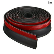 CALIDAKA Multipurpose Rubber Seal Strip Weather Edge Trim Garage Door Full Wrap Bottom