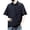 Black, variant on ZCFZJW Big and Tall Regular Fit T-Shirts for Men Loose Lightweight Casual Summer Short Sleeve Button up V Neck Henley Shirts Solid Color Workout Tees Tops with Pockets Black XXXL