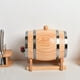 thumbnail image 5 of Barril de vino de madera 1L | Mini dispensador de whisky | Roble natural para añejamiento de cócteles, vino, ron, cerveza, tequila | Decoración para bar en casa | Artesanía duradera | Grifo fácil, 5 of 9