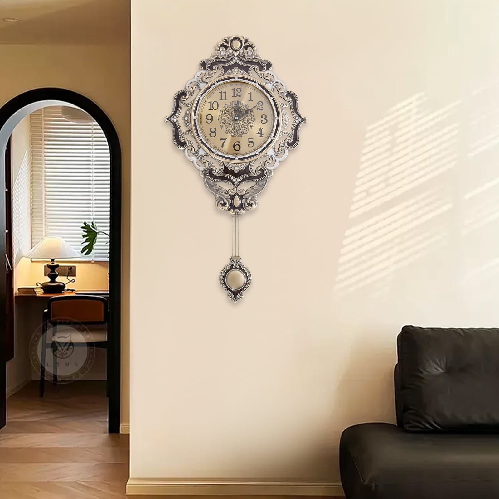 Wall Clock Retro Decorative Wall Clock Wall Clock for Living Room Office