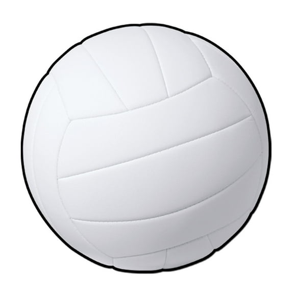 Party Central Club Pack of 24 White Volleyball Party Decor Cutouts 13.5"