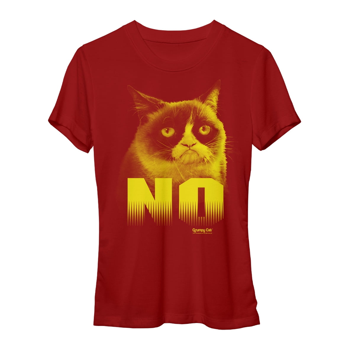 Grumpy Cat No Women's Red T-shirt NEW Sizes S-2XL - Walmart.com