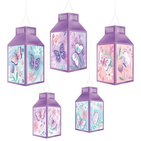 Flutter Butterfly Party Decorations - Paper Lanterns