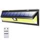 thumbnail image 1 of Luz solar de pared con sensor de movimiento para exteriores de seguridad, 1 paquete, negro, 1 of 5
