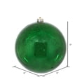 thumbnail image 2 of Vickerman 6" Emerald Shiny Mercury Ball Ornament, 4 per Bag, 2 of 2