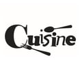 thumbnail image 1 of Kitchen Wall Sticker Removable Waterproof Cuisine Letter Wall Decal Wall Art, 1 of 7