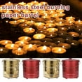 thumbnail image 2 of Stainless Steel Burning Bucket - Hollow Metal Fireplace Bucket for Traditional Paper Money Burning, High-Temp Resistant Treasure Bowl for Home Yard Garden, 2 of 7