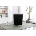 thumbnail image 5 of Newest Luxury Chaise Lounge with Vibration Function, Modern Fixed Back Recliner,Black, 5 of 13