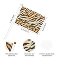 thumbnail image 2 of Handheld Flag Double-Sided Hand Waving Flag 8.2×5.5in Used For Team Activities Or Decoration In Decorative Places Tiger Skin Print Style Lightgreen_4 Six Piece, 2 of 8