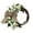 E, variant on Emdiqzs Alphabet Door Wreath 26 Letters Artificial Flower Wreath Personalized Front Door Hanger for Porch Home Decor