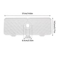 thumbnail image 3 of Nueva alfombrilla para grifo de fregadero de cocina, alfombrilla de drenaje de silicona, bandeja para fregadero, Protector para fregadero de cocina, baño, alfombrilla protectora para grifo, 3 of 3