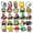 Color4, variant on 63PCS Pokemon Shoe Charms, Premium Random Shoe Charms for Girls, Cute PVC Shoe Decoration Charms for Girls Boys Women Men