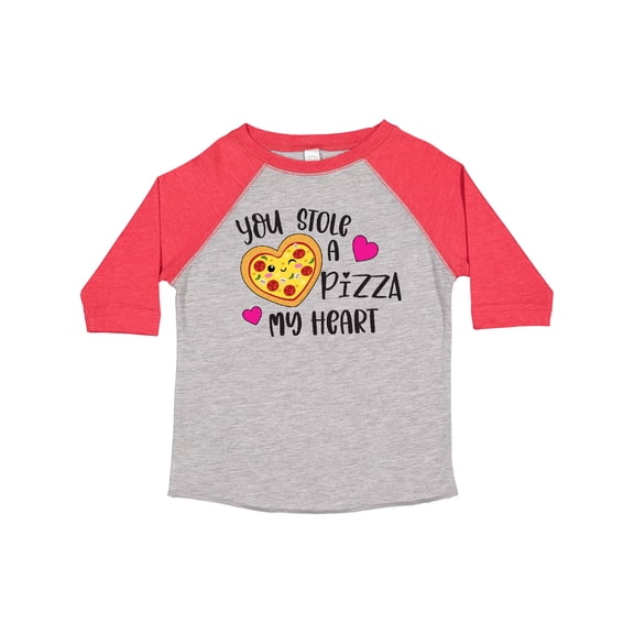 Inktastic Valentine's Day You Stole a Pizza of My Heart Boys or Girls Toddler T-Shirt