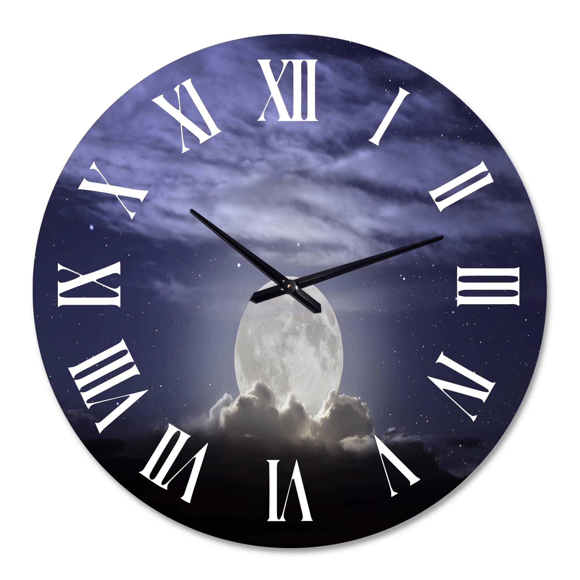 Designart 1 in Coastal Wall Clock