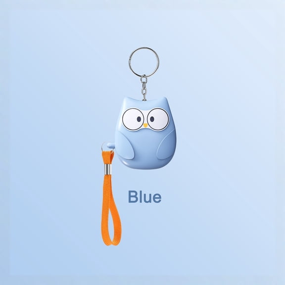 Personal Alarm for Women, Portable Emergency Alert Keychain with Loud-Siren and Easy-Activation, Compact Safety Device for Walking, Travel, Campus and Night-Shift, Blue