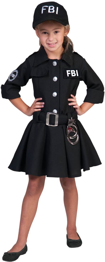 Girls FBI Costume - Walmart.com