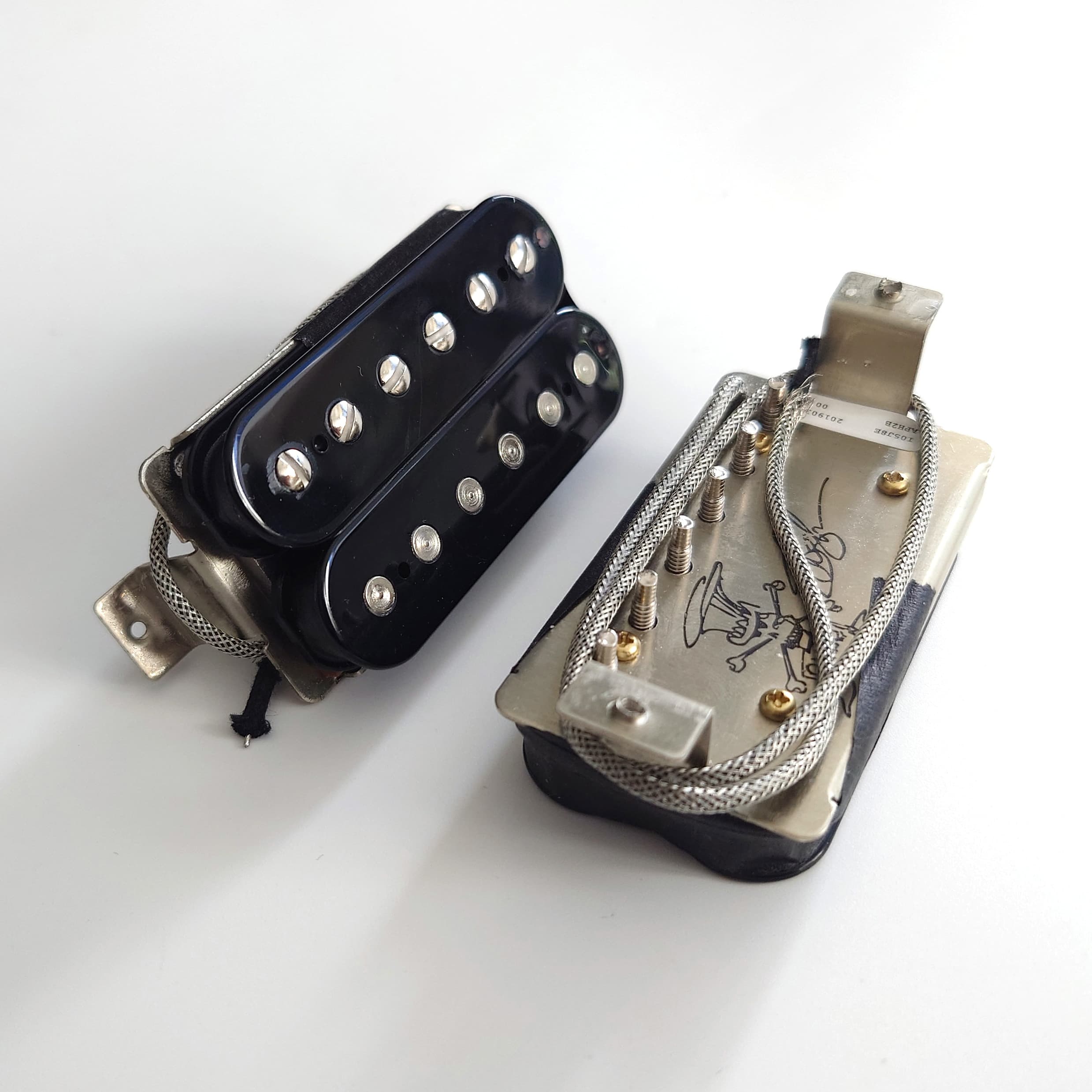 Humbucker Guitar Alnico II Pickups Set, 2C Pro Slash, for Gibson LP Guitar