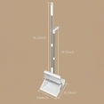 thumbnail image 3 of Broom and Dustpan Set House Brooms for Sweeping Indoor Collapsible Broom and Dust Pan Combo for Home Office Kitchen Lobby Floor Pet Hair Indoor&Outdoor Cleaning (White), 3 of 9