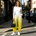thumbnail image 6 of Lnmiateer Cozy Fleece Jogger Pants for Women High Rise Drawstring Waist Barrel Leg Pockets Street Daily Winter Warm Casual Wear, 6 of 9