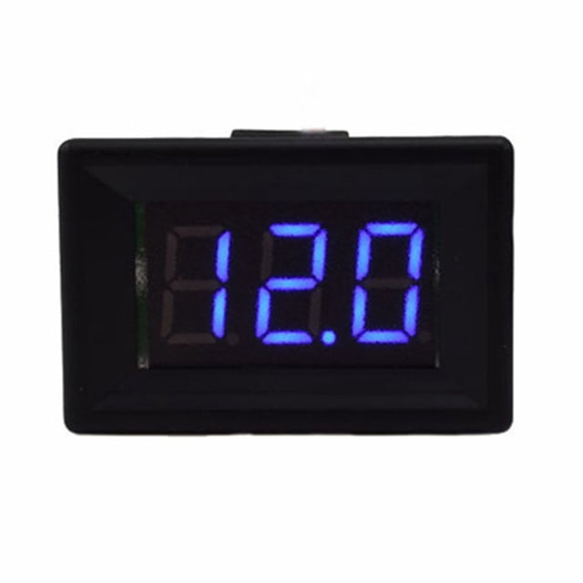 0.36 Inch Led Digital 2-Line Dc Voltage Table Red Blue Green Dc4.5-30V Voltmeter
