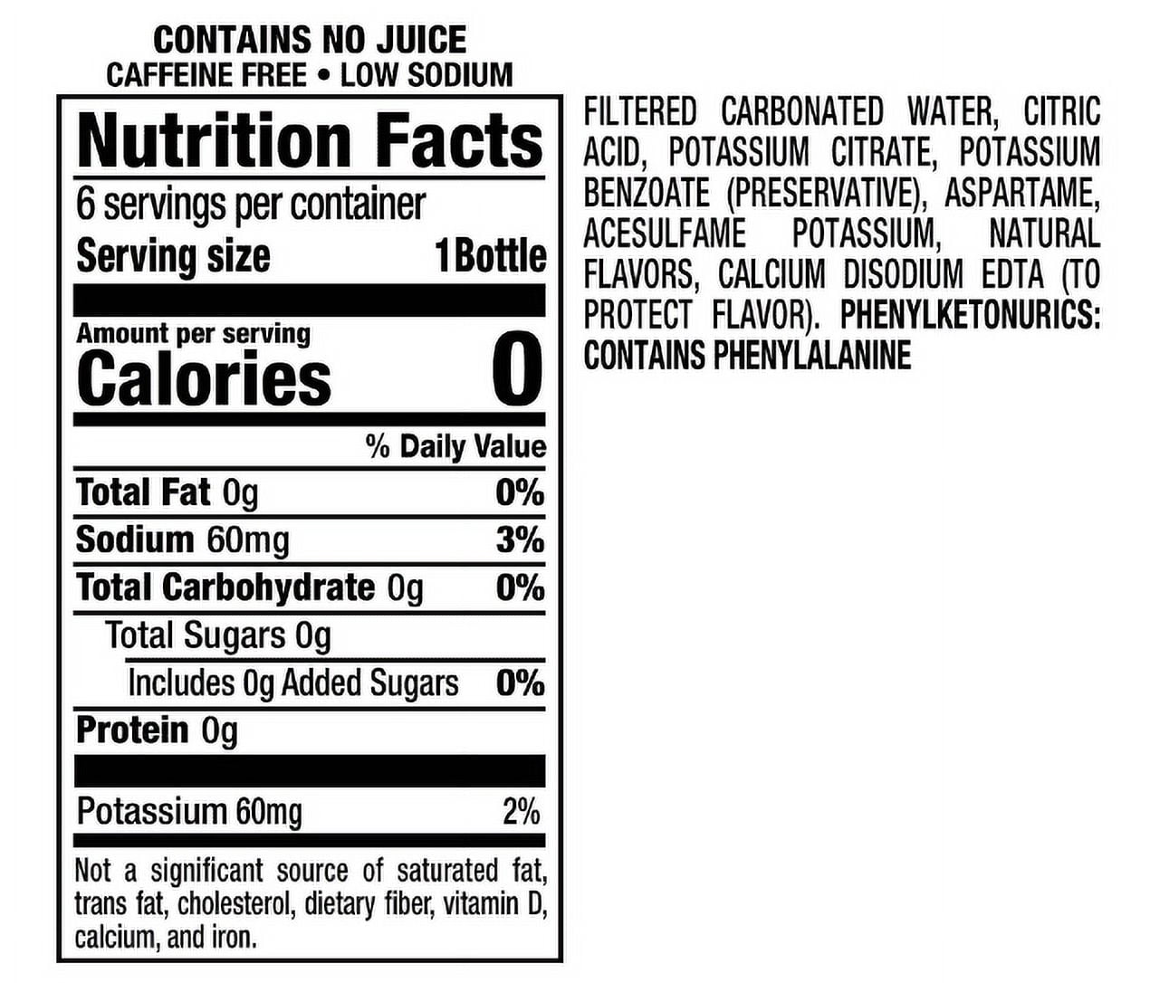 7UP Diet Lemon Lime Soda Pop, 1.75 Lt Bottle, Caffeine Free, Allergens Free