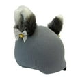 thumbnail image 2 of Cubierta para casco de esquí de nieve, casco elástico para deportes de invierno, patinaje, snowboard creativo gatito gris, 2 of 8