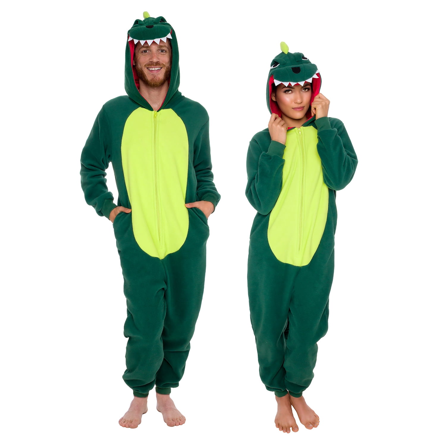 SILVER LILLY Unisex Adult Plush Animal Cosplay Costume Pajamas Dinosaur 