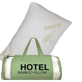 Hotel Comfort Bamboo Covered Memory Foam Pillow Hypoallergenic