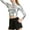 Silver, variant on Women Shiny Wetlook Mock Neck Long Sleeve Crop Top Dance Clubwear Red XL YIWEI
