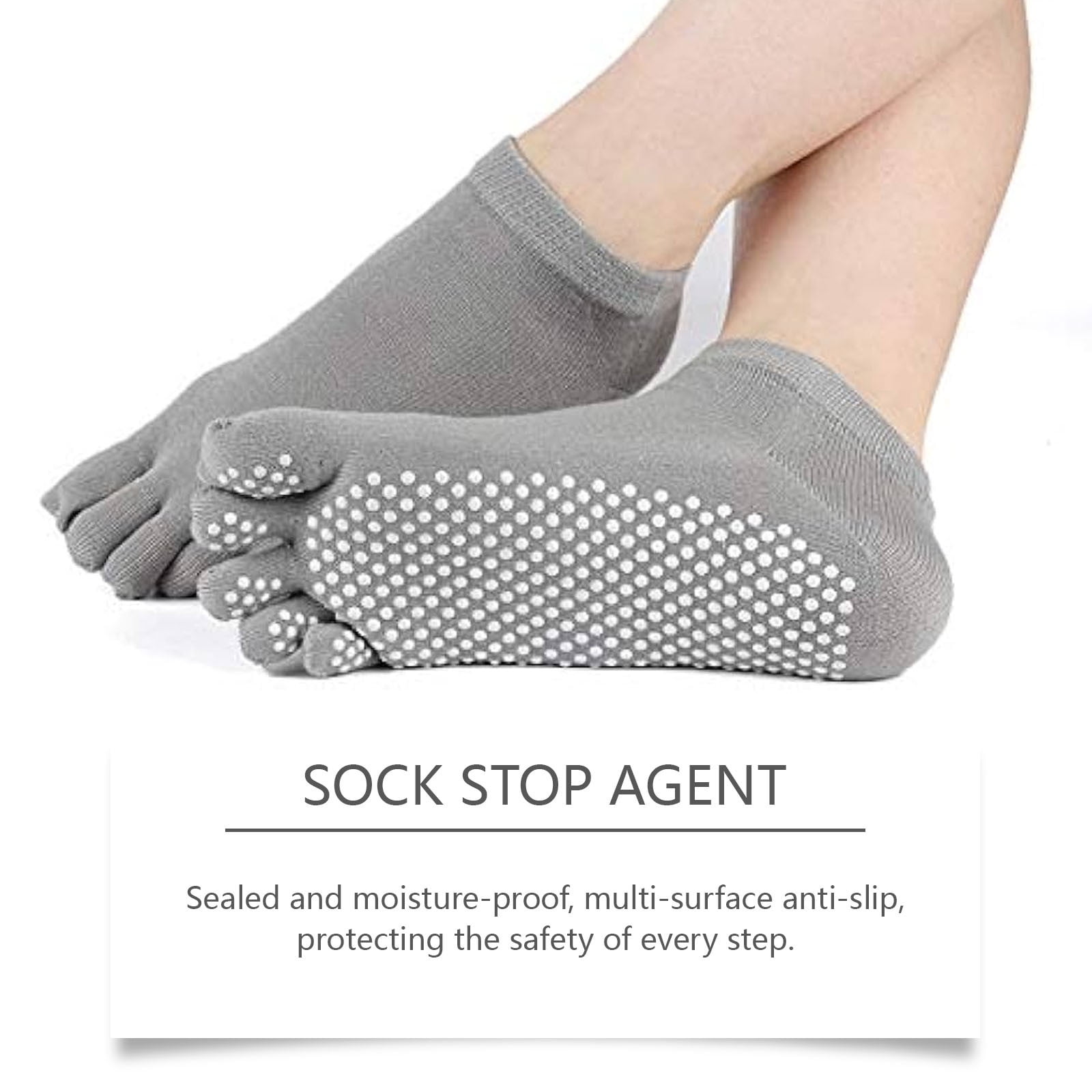 Sock Stop Glue Agent White, 50ml/1.7oz Non Slip Glue, Waterproof Fabric Paint for Non-Slip Socks, Hangers, Carpets, Bathroom Mats, Non-Slip Glue is Water-Based, Odorless and Washable