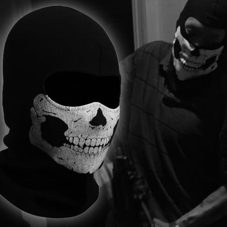 Halloween Cover Skull Full Face Balaclava Hood Ski Ghost CS Game Cosplay Mask US