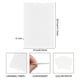 thumbnail image 3 of 20pcs 11.6x8.2 Inch Ceramic Fiber Rectangle Paper White Microwave Kiln Paper For Diy Fusing Glass J, 3 of 5